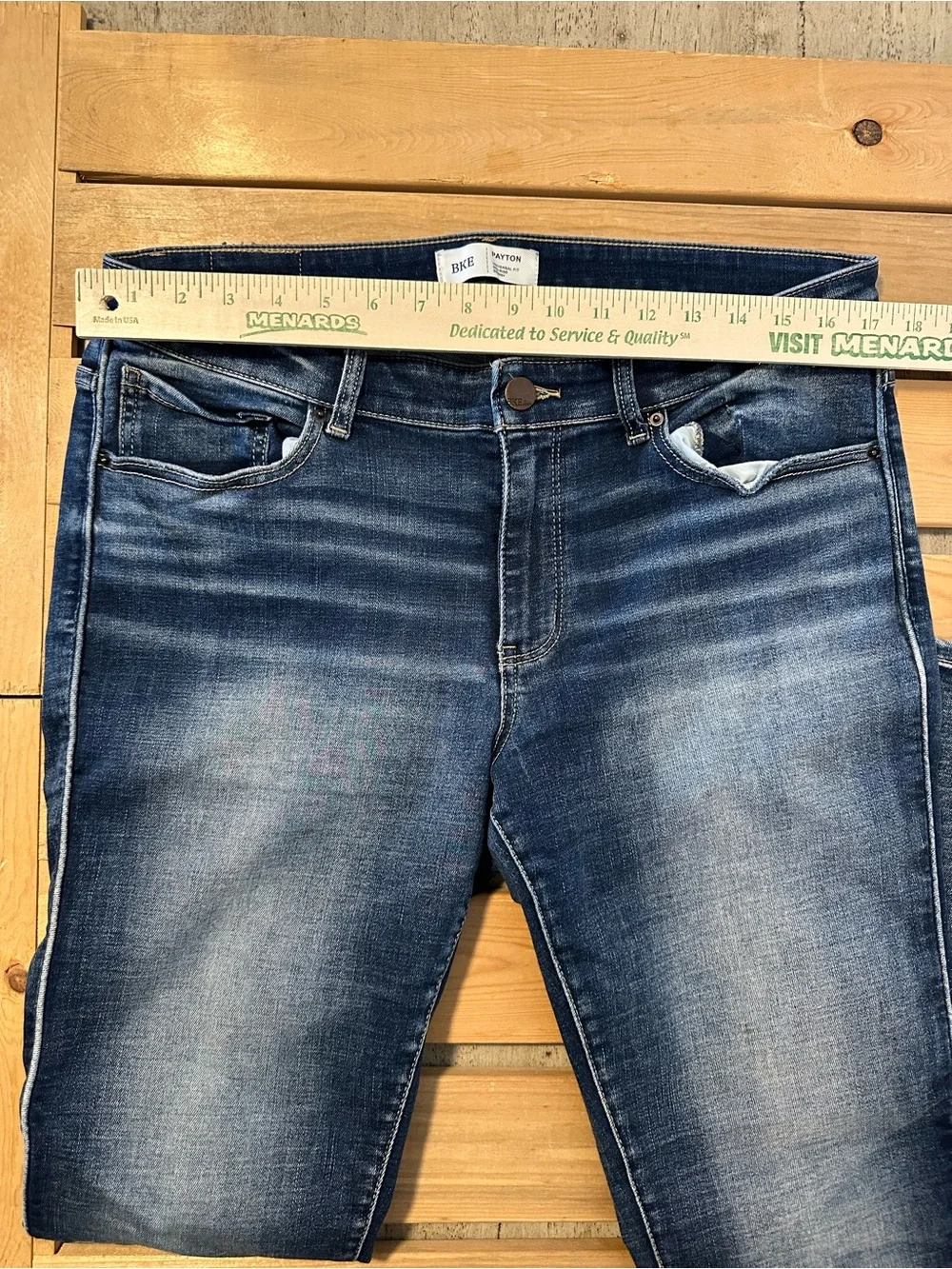 BKE Payton Universal Fit Mid-Rise Skinny Jeans Women's Size 31x29 1/2